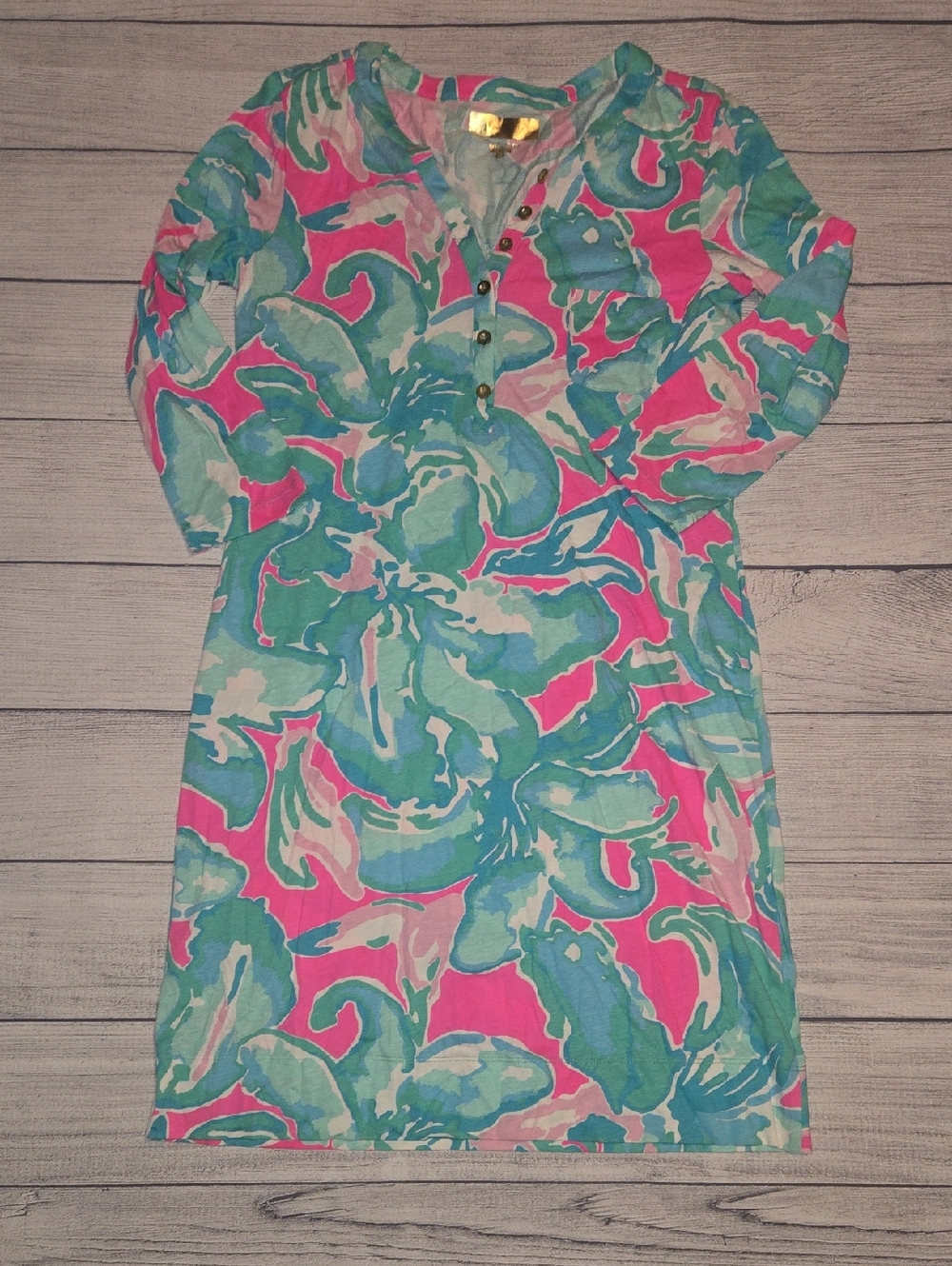 Lilly Pulitzer Alessia Dress Pink Sands Print Size S